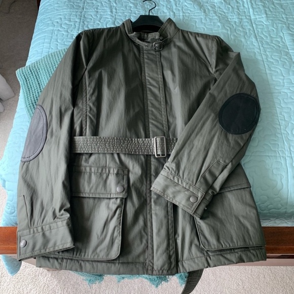 Coach Waxed Belt Hack Utility Jacket Leather Details - Picture 1 of 16